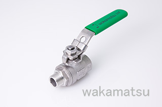南昌Two piece internal and external tooth ball valve wv102m